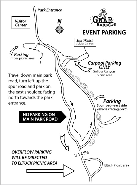 Black Squirrel Parking Map