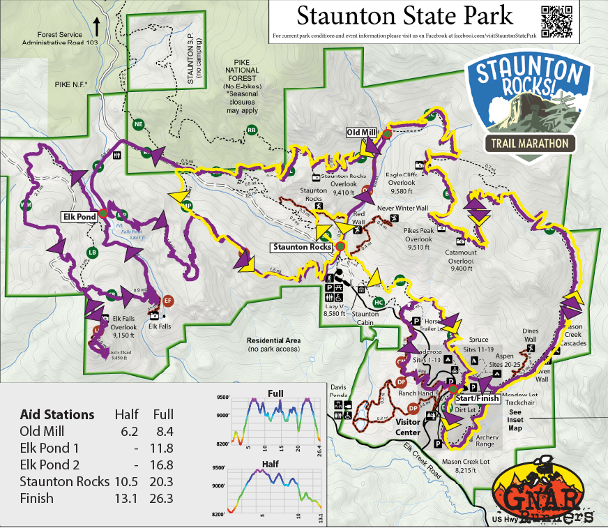 Staunton Rocks! Marathon & Half Map
